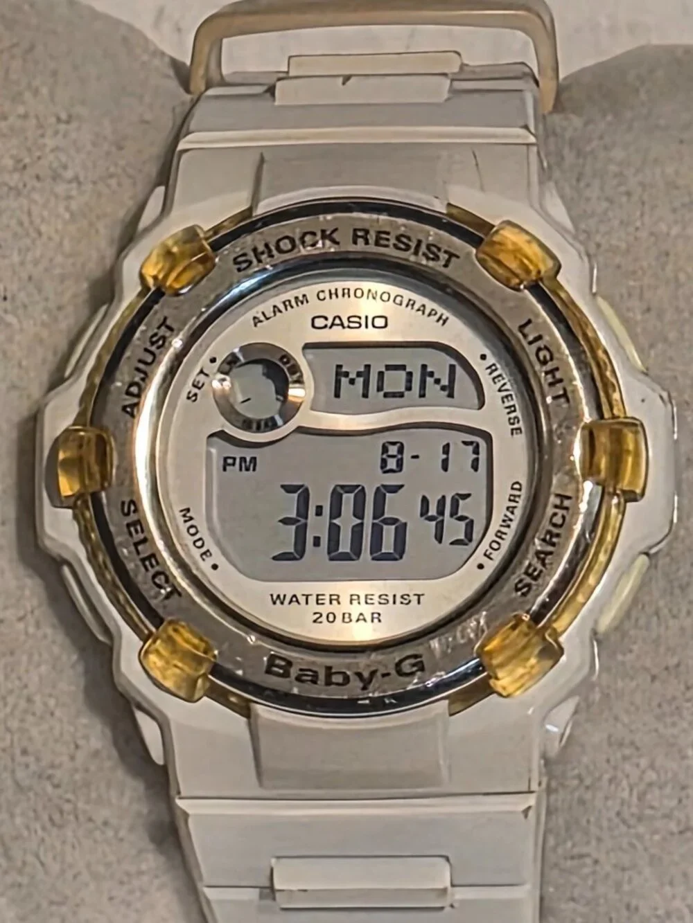 Casio G Shock Baby G Gloss white